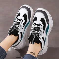 Platform Chunky Sneakers Thick Sole Breathable Running Shoes