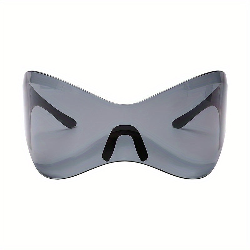 Oversized Rimless Y2K Cyberpunk Sunglasses