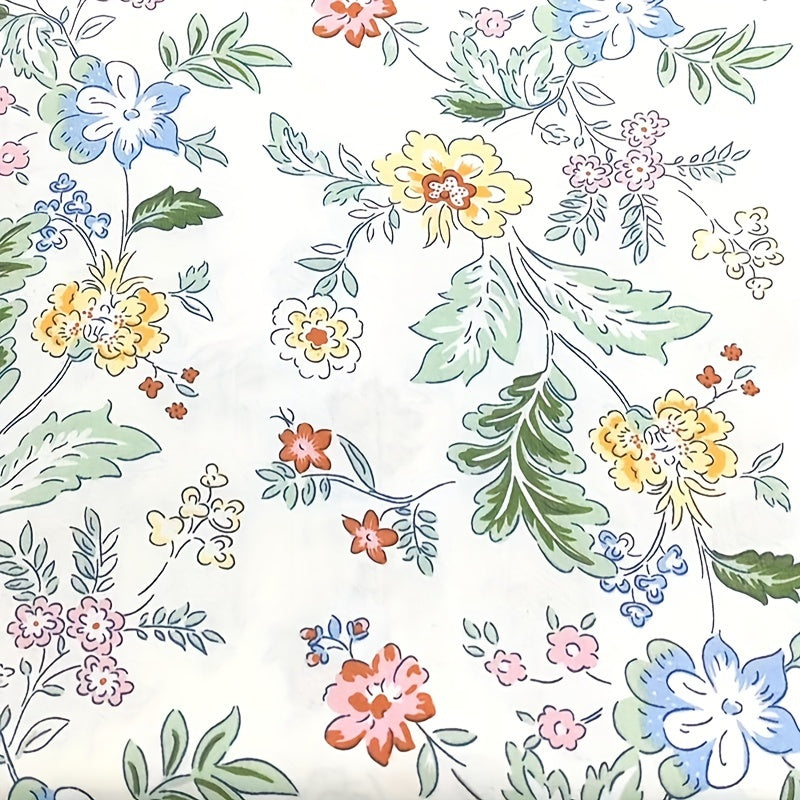 8pcs Cotton Twill Printed Fabric Patchwork Floral Bedding DIY Cloth