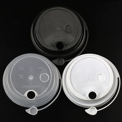 1000pcs Leak Proof Milk Tea Cup Lids 3 54in for Juice Drink Packaging