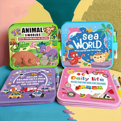 Kids Watercolor Painting Book - Cognitive Development