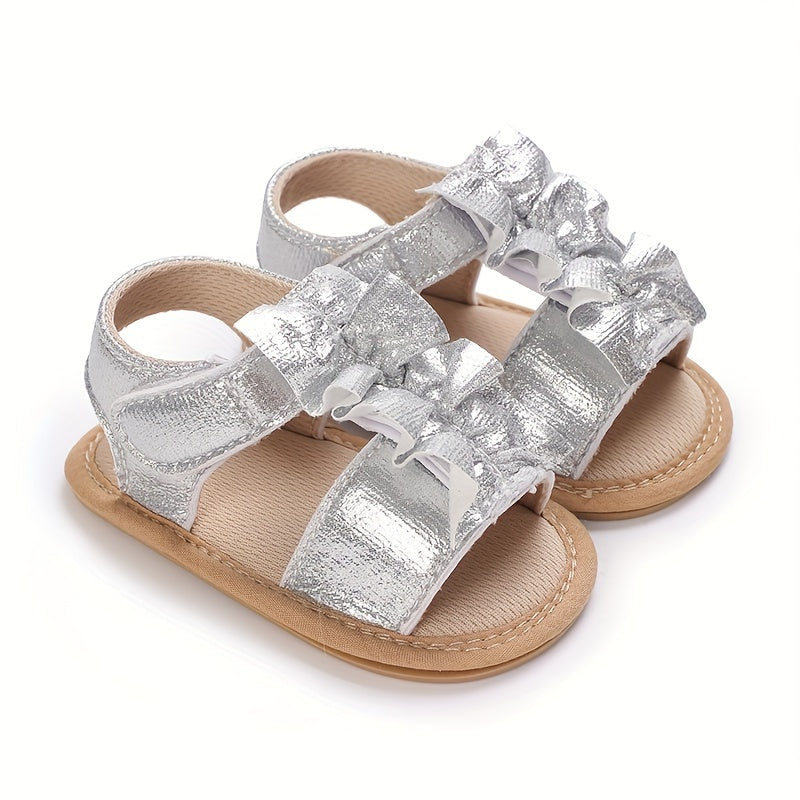 Breathable Open Toe Sandals for Baby Girls Lightweight Anti Slip Sandals