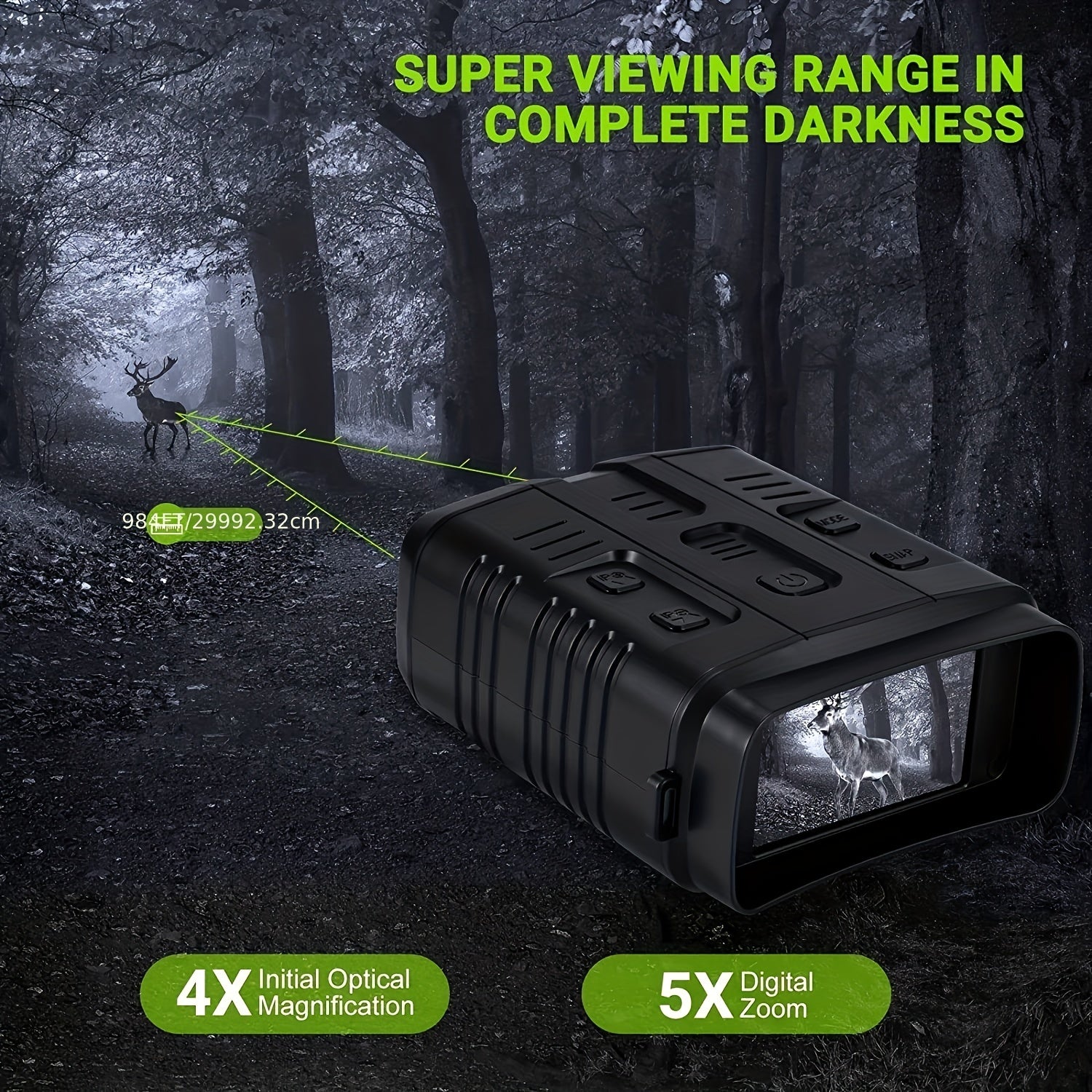 R19 Digital Night Vision Binoculars 1080P HD Infrared Night Vision Goggles