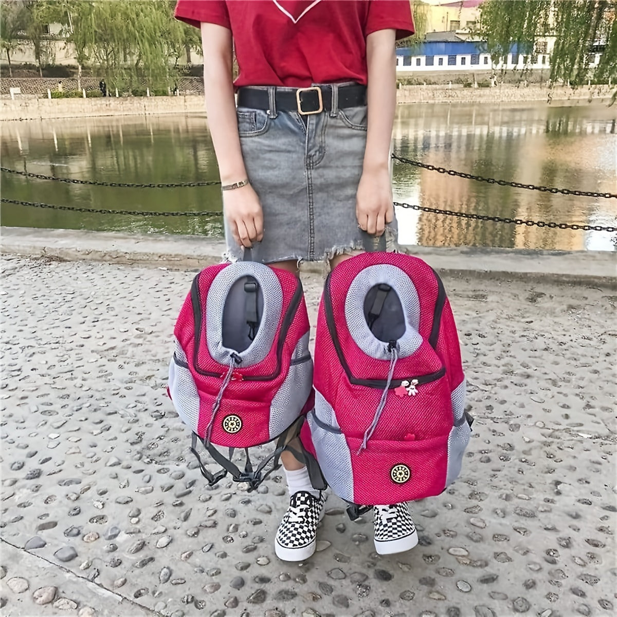 Breathable Pet Carrier Backpack for Small Dogs and Cats