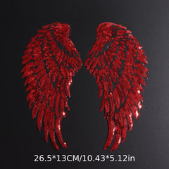 Sequin Wings Patches, Embroidered Badges Clothes DIY Decoration Sticker