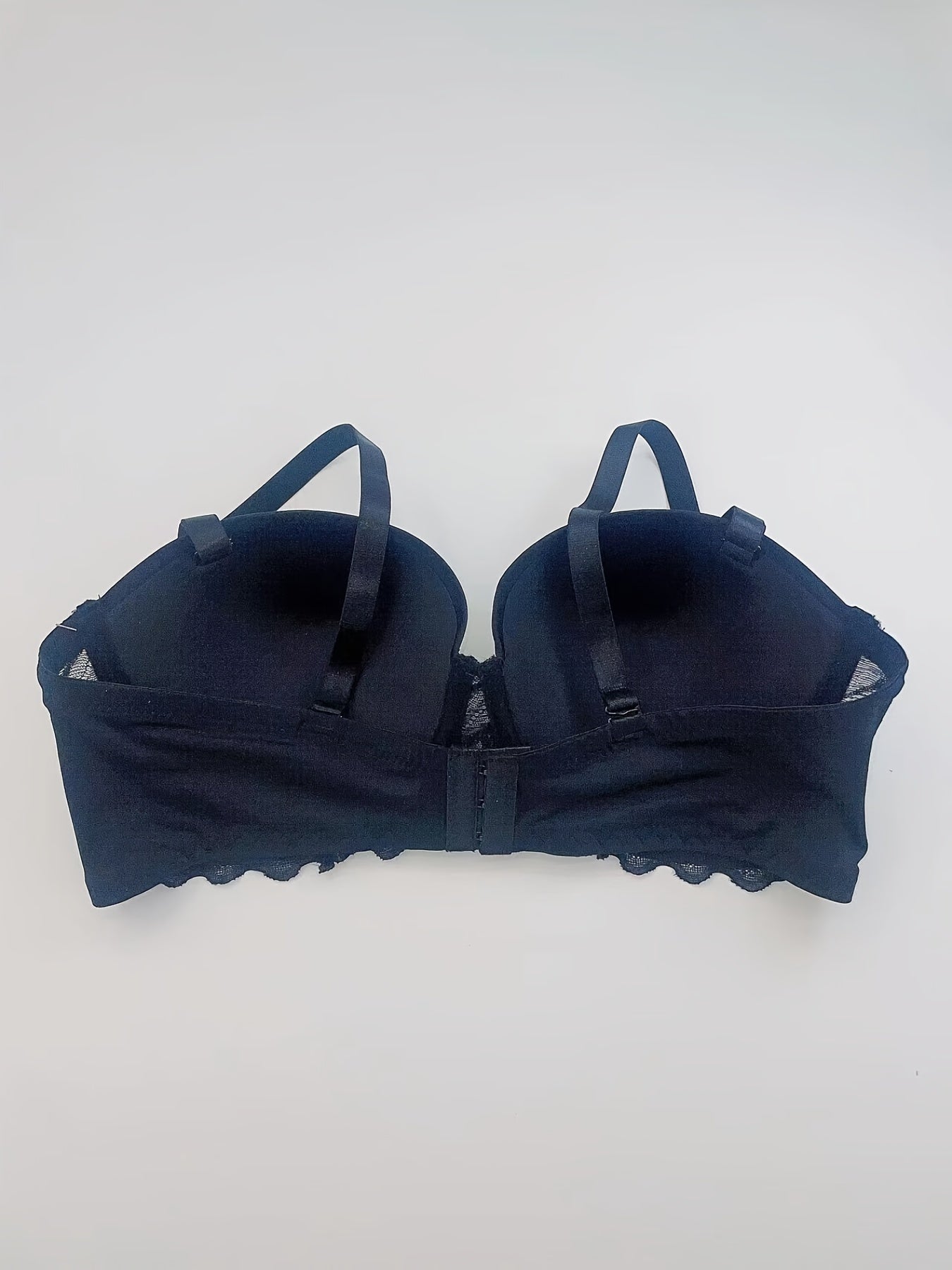  Lace Trim Underwired Push Up Multiway Bra