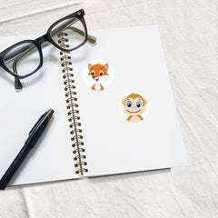 500 Cartoon Stickers for Kids, Schools, Rewards