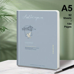 B5 Waterproof Soft Surface PP Glue Cover Notebook