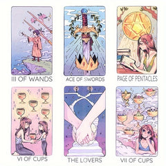 Britt's Third Eye Tarot Card Party Game Divination Board