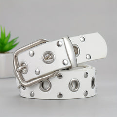 Men's Punch Ring Belt - Pure Leather