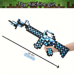 24-Piece Educational Toy Set - Foam Diamond Sword & Toy Machine Gun