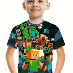Kids Building Block Graphic T-shirt