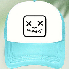 Funny Mesh Trucker Hat Y2K College Baseball Cap