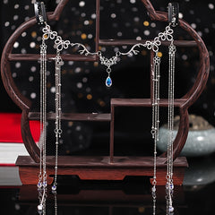 Crystal Bridal Head Chain Tiara Hair Jewelry Rhinestone Headband