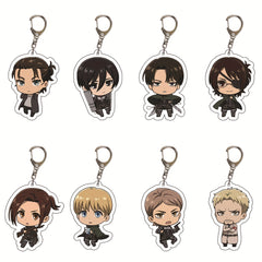 Anime Figure Keychain Acrylic Keyring Bag Accessory Car Pendant 1pc