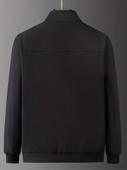 Men's Classic Windbreaker Jacket Zip Up Coat for Outdoor Activities
