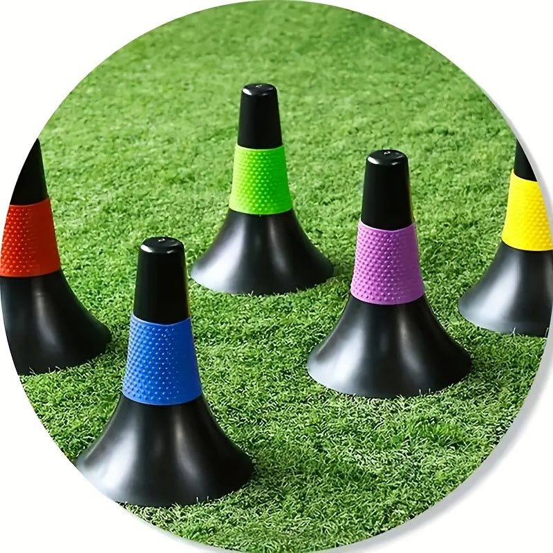 Football Dribbling Obstacle Sign Bucket Cone Training Equipment