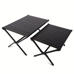 1pc Folding Picnic Table Outdoor Camping Lightweight Aluminum Table