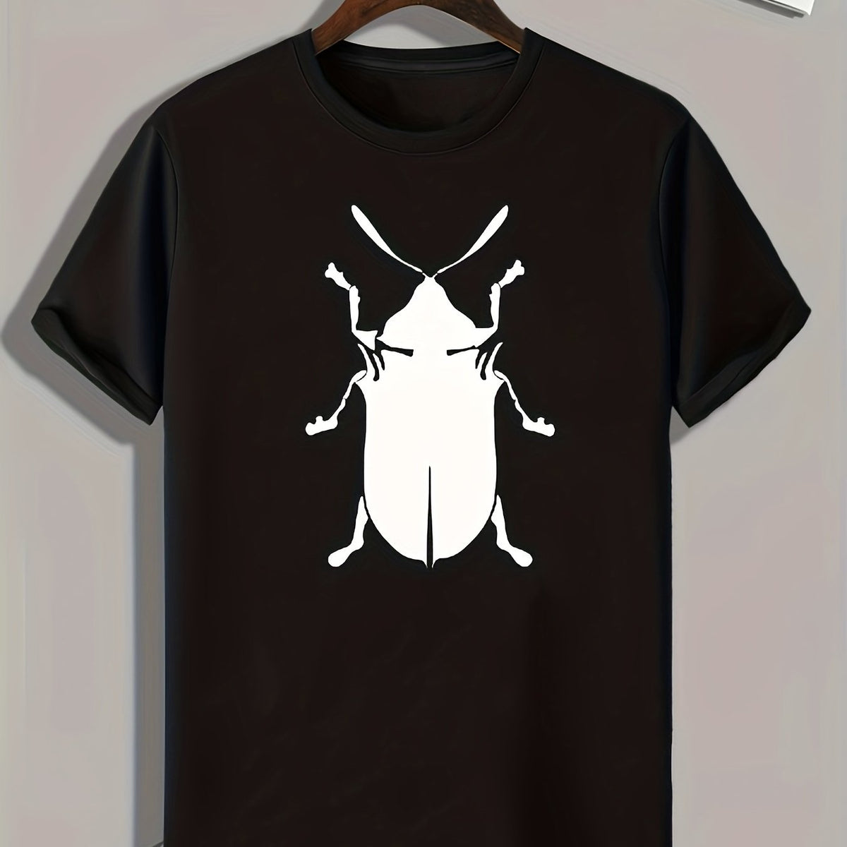 Insect Pattern Print Men's Sports T-shirt for Fitness Activities