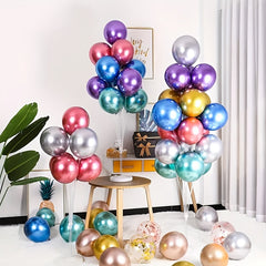 19pcs Tube Balloon Standing Set Balloons Stand Holder for Birthday Party