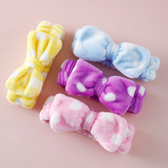 Women's Makeup Headband Soft Bow Hair Band