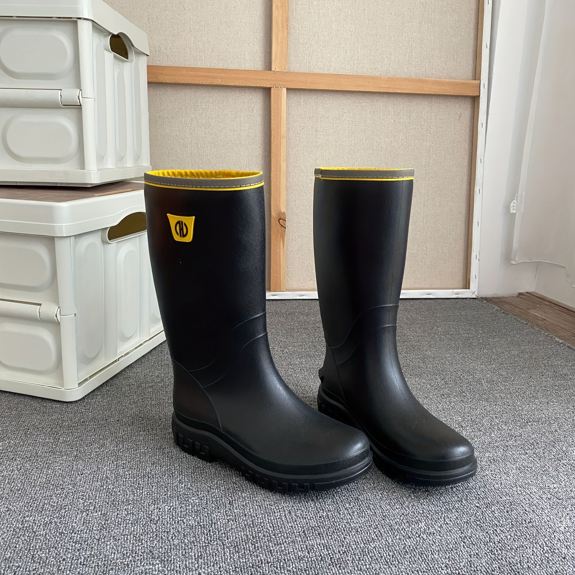 Women's Knee High Rain Boots Waterproof Outdoor Antiskid Water Shoes