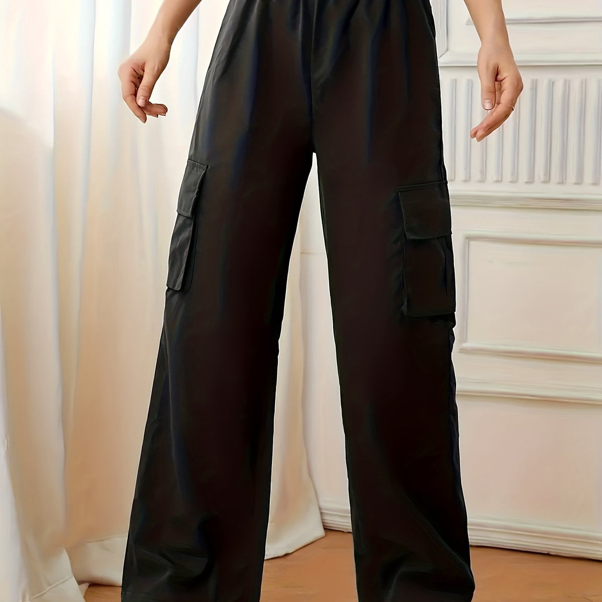  Y2K Cargo Pants Women's Loose Drawstring Cargo Pants
