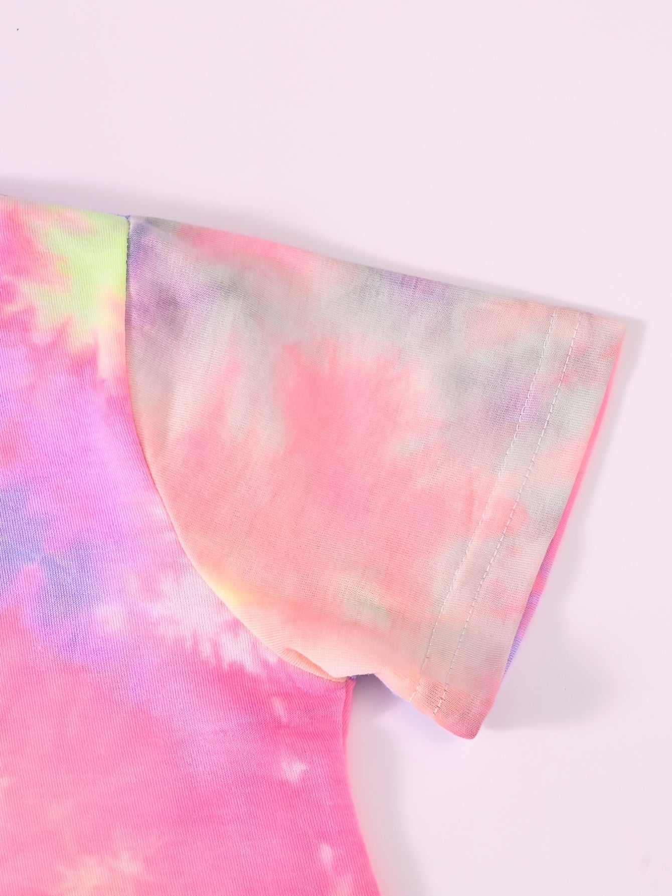 Colorful Tie Dye Print Slim Fit Dress for Summer Party