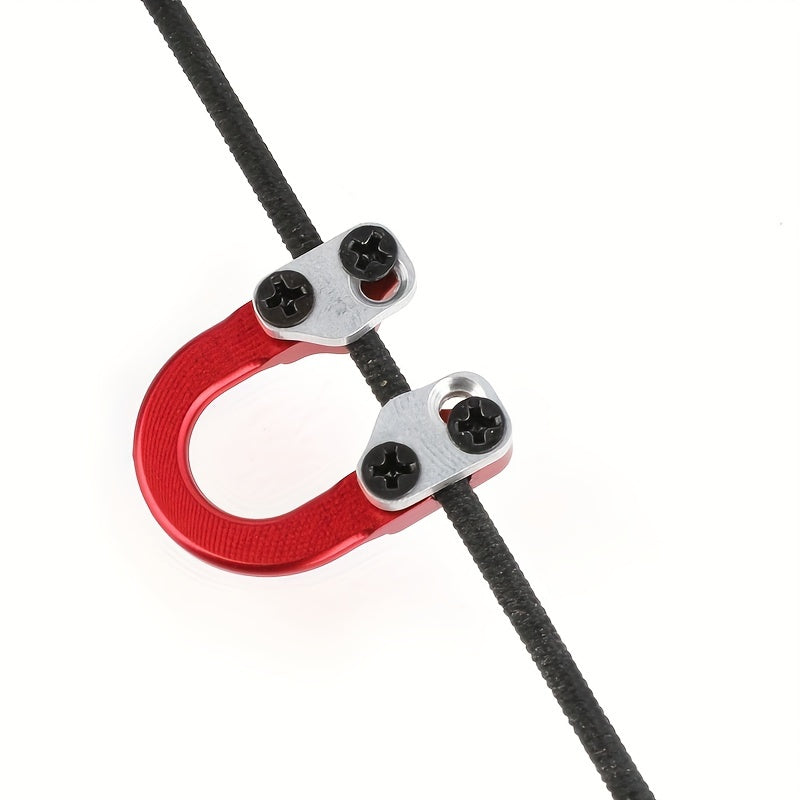 Metal D Ring Compound Bow w/ U-shaped Buckle Grip Splicing Buckle