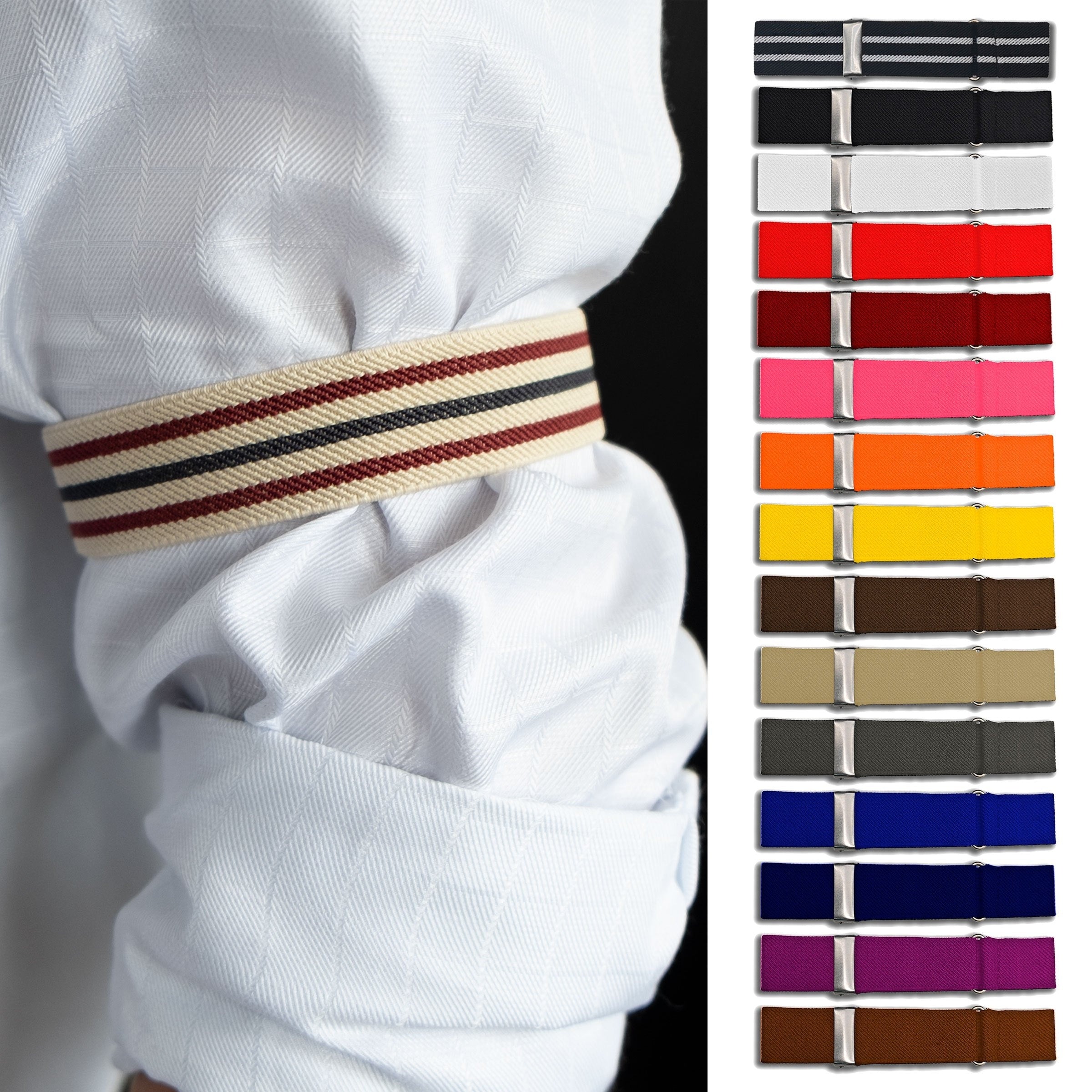 Polyester Elastic Armbands for Men and Women Shirt Sleeve Garters
