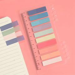 6 Types PET Sticky Notes Label Paper 200 Index Stickers Each 1200 Total