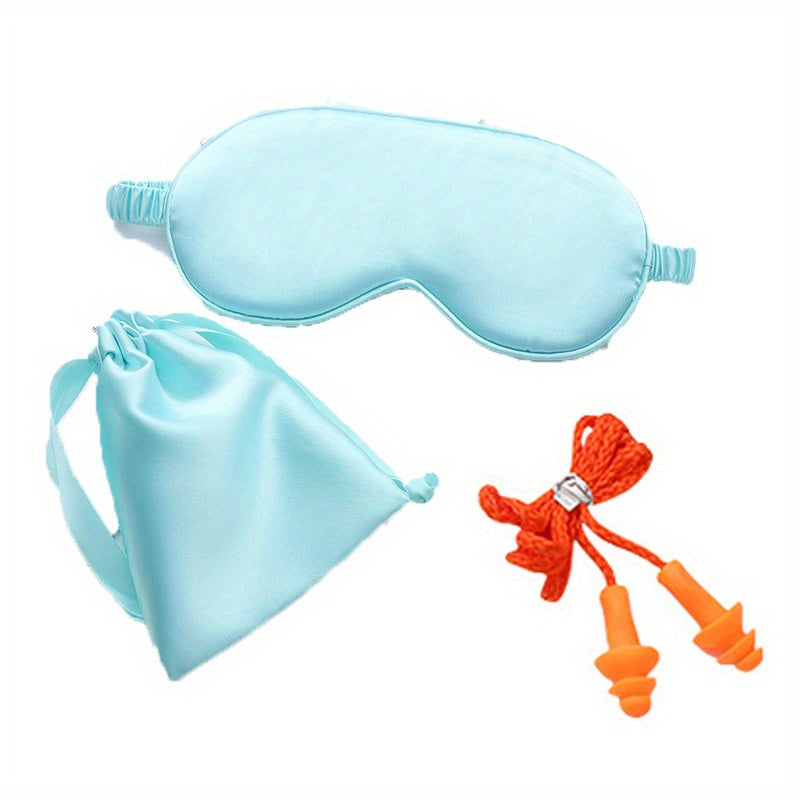 Silky Satin Eye Mask Night Mask Sleep Eyes Cover Soft Patches for Men Women