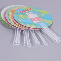 5pcs Cartoon Fan Small Animal Pattern Fan For Kids Girls Women