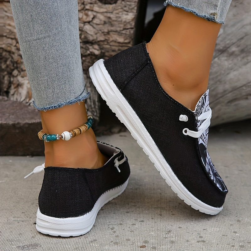 Women's Halloween Print Canvas Sneakers Lightweight Outdoor Shoes