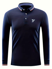 Men's Long Sleeve Sports Shirt Top For Spring Fall Winter G