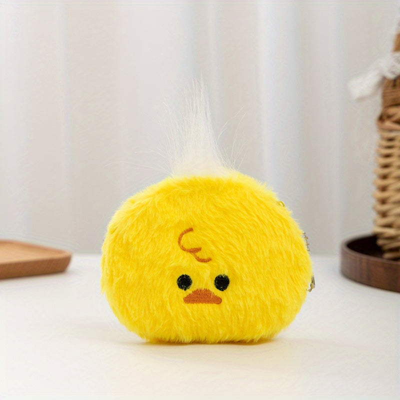 Plush Chicken Rabbit Coin Purse Small Storage Bag