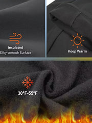  Solid Pipping Fleece High Rise Fitness Leggings