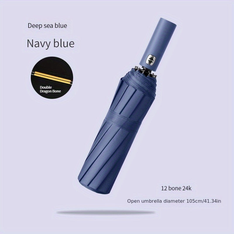 24 Bone Umbrella Fully Automatic UV Protection Outdoor Travel Umbrella