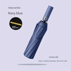 24 Bone Umbrella Fully Automatic UV Protection Outdoor Travel Umbrella