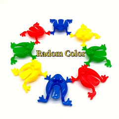 Mini Transparent Frog Jumping Toy 24pcs for Birthday Party and Teaching