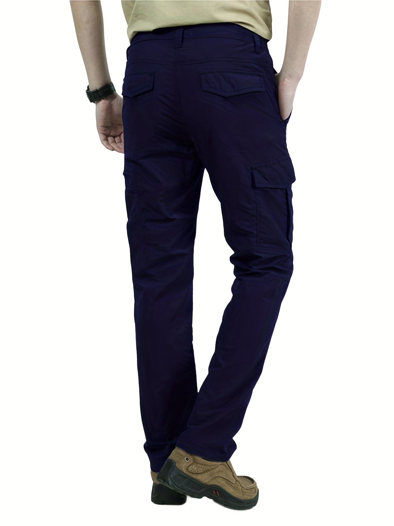Men's Waterproof Cargo Pants Lightweight Tactical Trousers