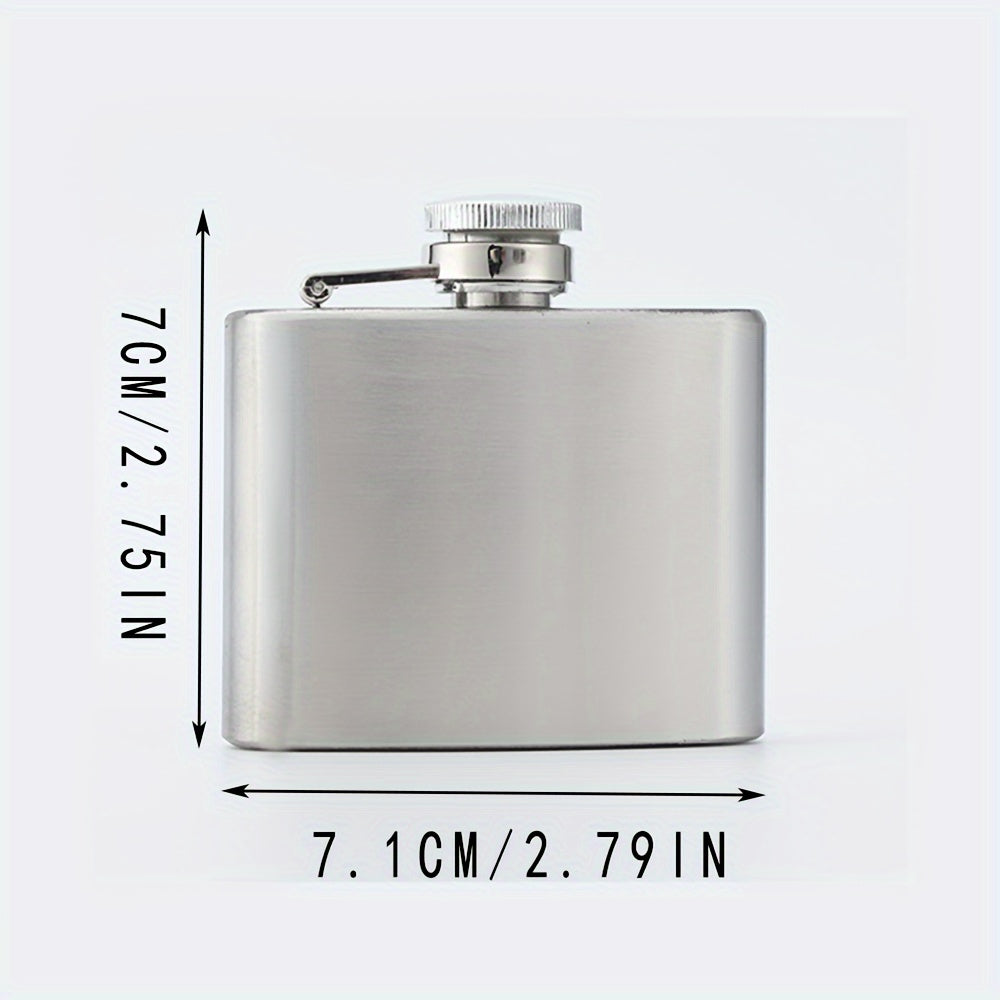 Portable Stainless Steel Hip Flask 2oz