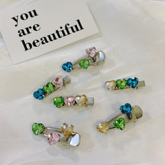 Colorful Rhinestone Hair Clip for Women Girls