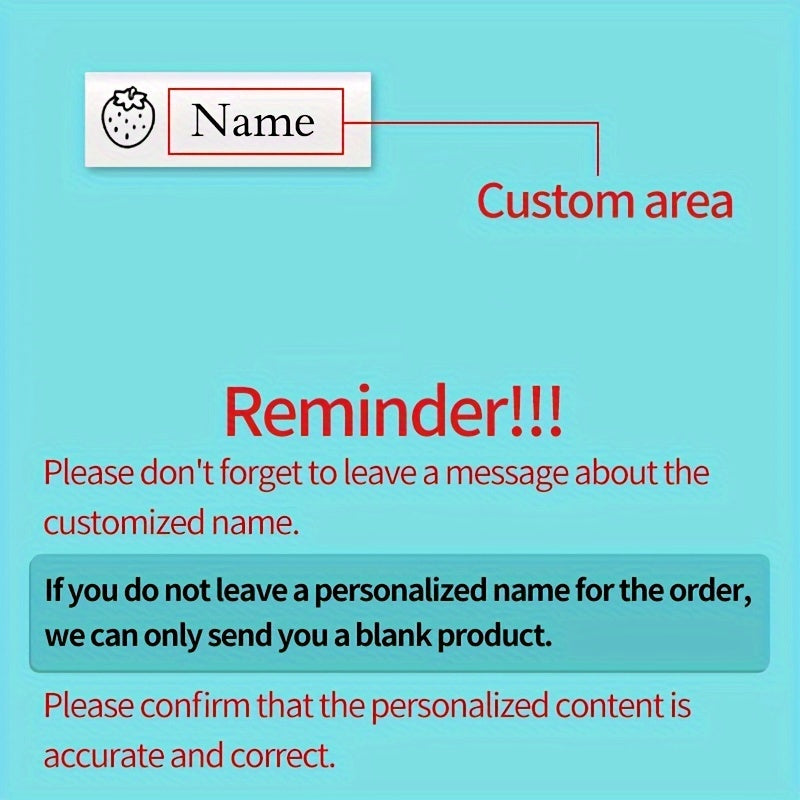 Custom Waterproof Name Ring, Soft Rubber Material, Clear and Eye-catching Design