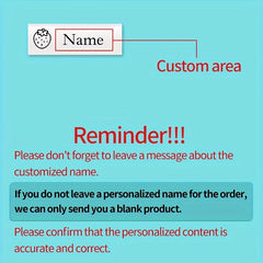Custom Waterproof Name Ring, Soft Rubber Material, Clear and Eye-catching Design