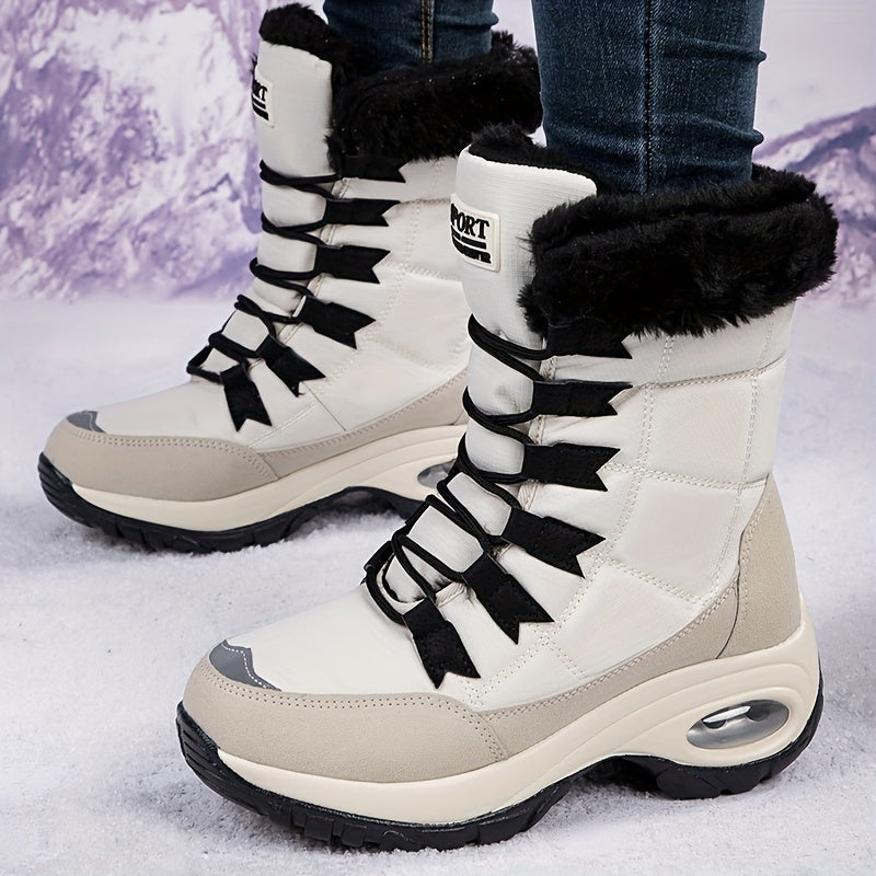 Women's Snow Boots Warm Air Cushion Hiking Shoes