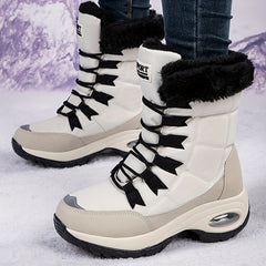 Women's Snow Boots Warm Air Cushion Hiking Shoes