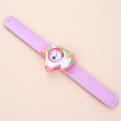 Kids Cartoon Unicorn Watch for Girls