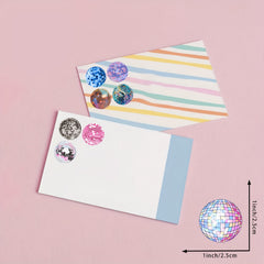 500pcs Disco Ball Roll Stickers Colorful Vinyl Decals