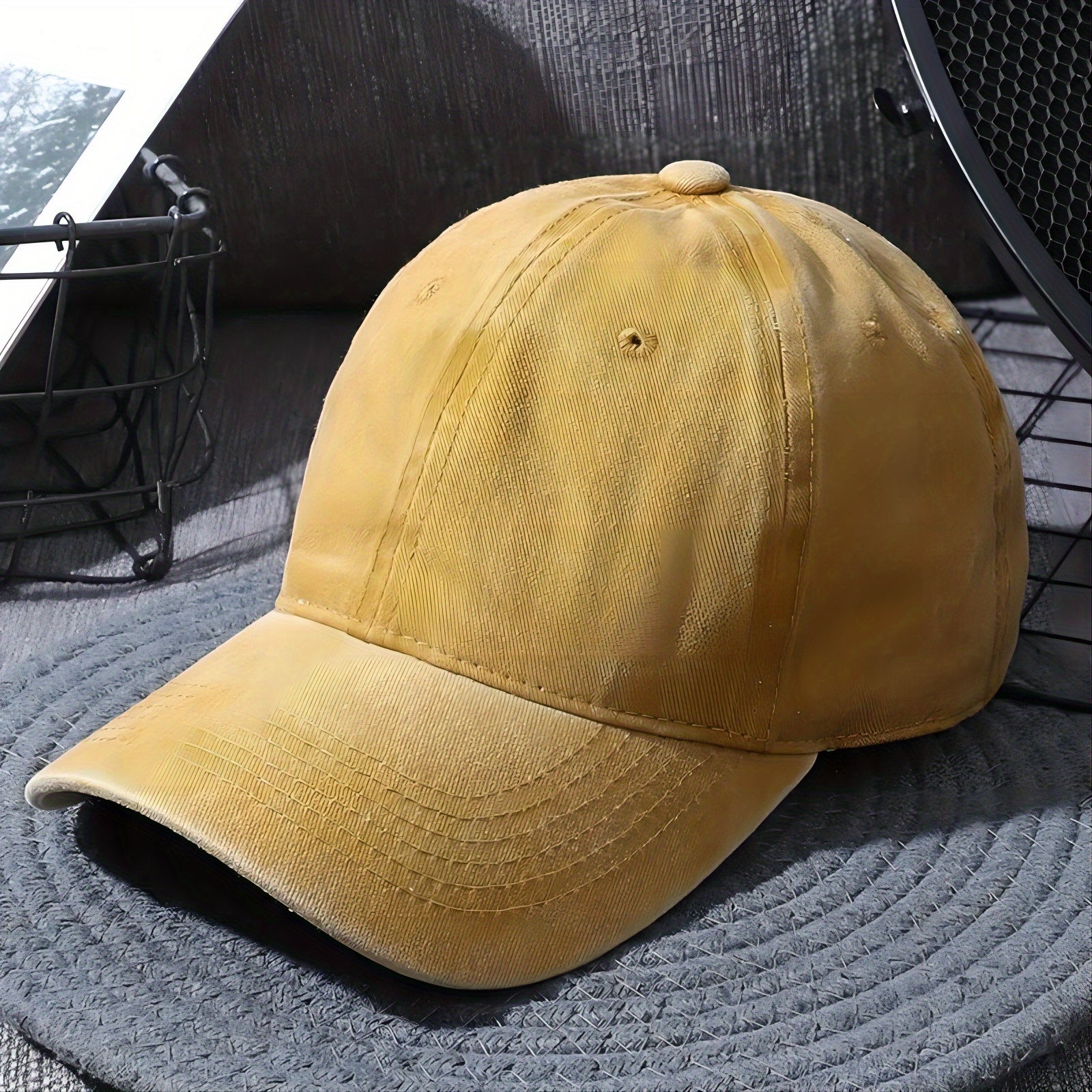 Unisex Cotton Baseball Cap Lightweight Distressed Dad Hat Casual Sun Hat